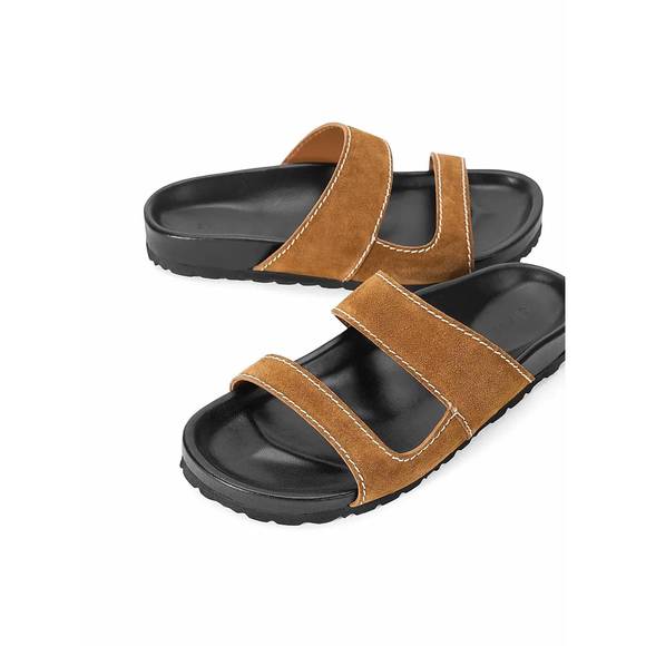NEW STAUD women cyprus slide in tan - Picture 1 of 3